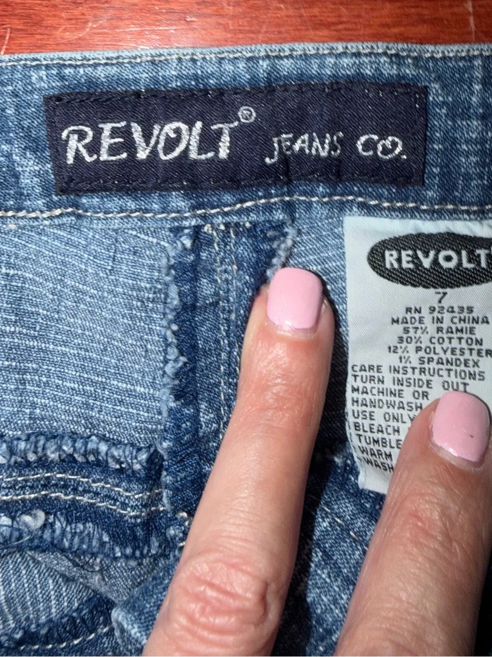 Vintage Revolt Jean Skirt